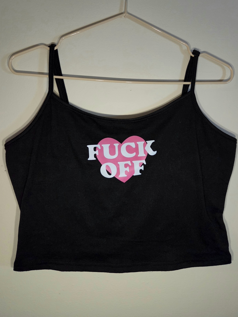 F Off 🩷 XL Crop Top
